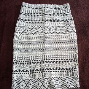 Azteca Print Skirt